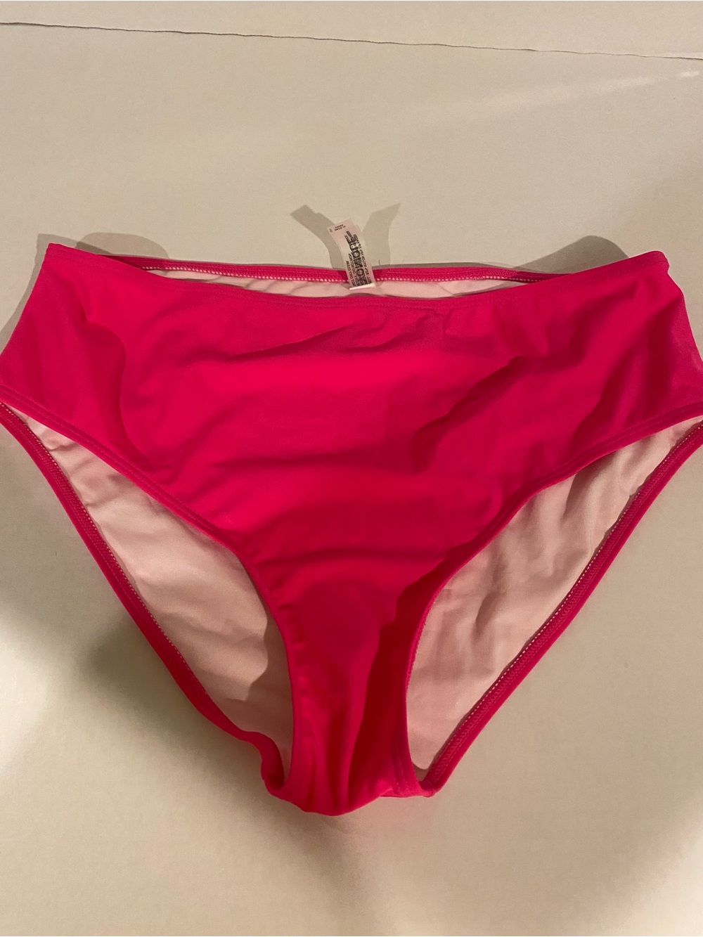 Yonique Hot Pink High-Cut Bikini Bottom